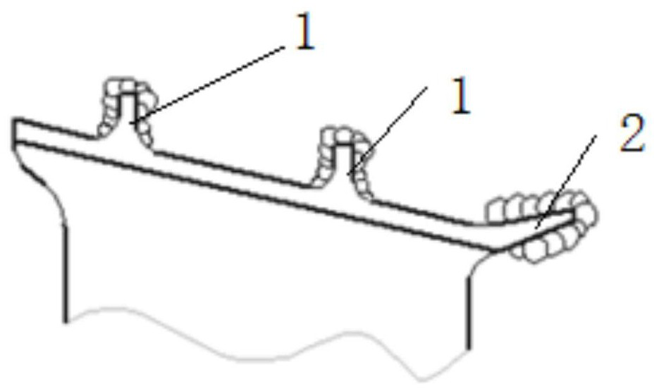 A method for repairing wear and cracks of blade crown and sealing teeth