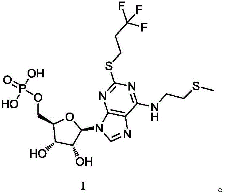 Method for purifying cangrelor intermediate