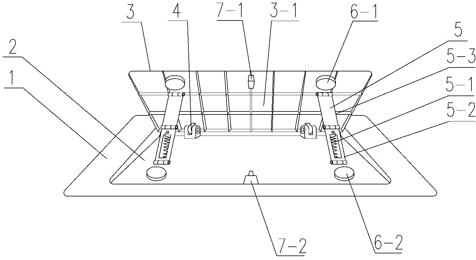 Automobile wind-resistance brake device and electrical control system thereof