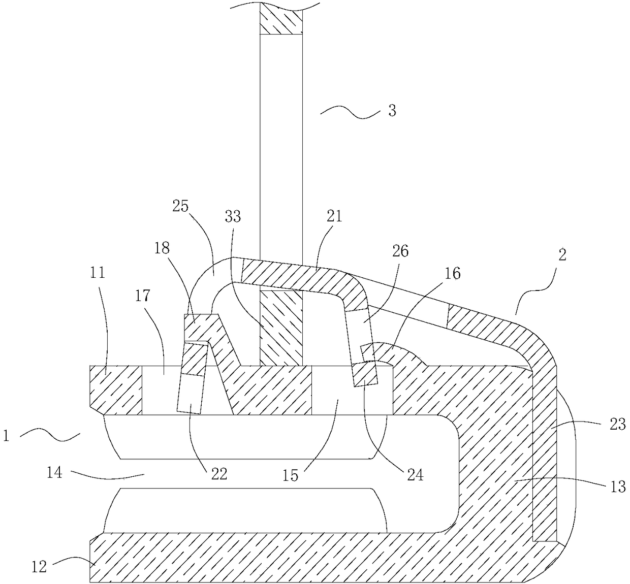 Self-locking slider