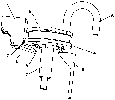 Air-suction type seeder for small and medium-sized seeds