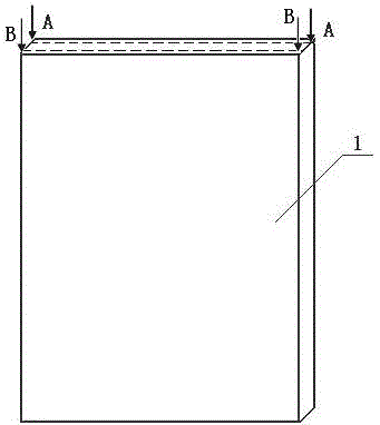 A partitioned personnel file box