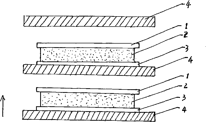 Method for manufacturing medium and high density fiberboards without pre-cured layers