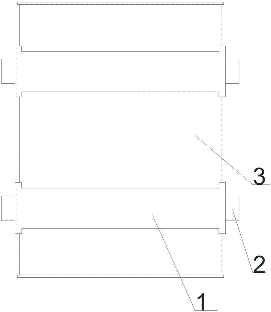 Bridge concrete pouring attachment type vibrating and tamping device