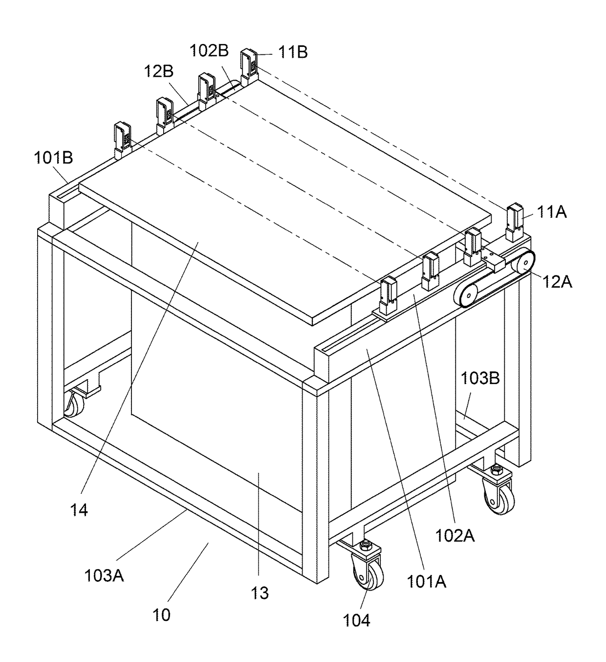 Apparatus for detecting heights of defects on optical glass