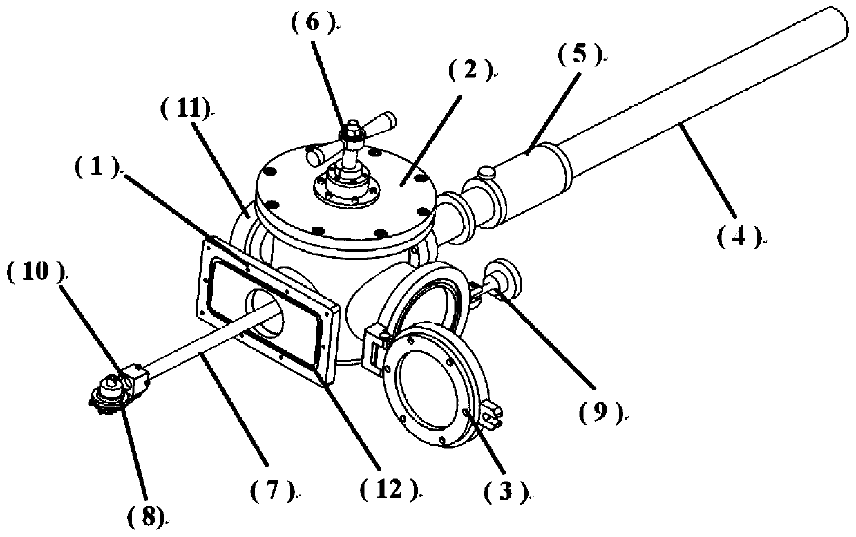 Sample sealing and vacuum transferring device for cross-platform connection