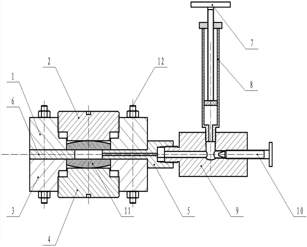 Forming mold and forming method of micro composite plastic part