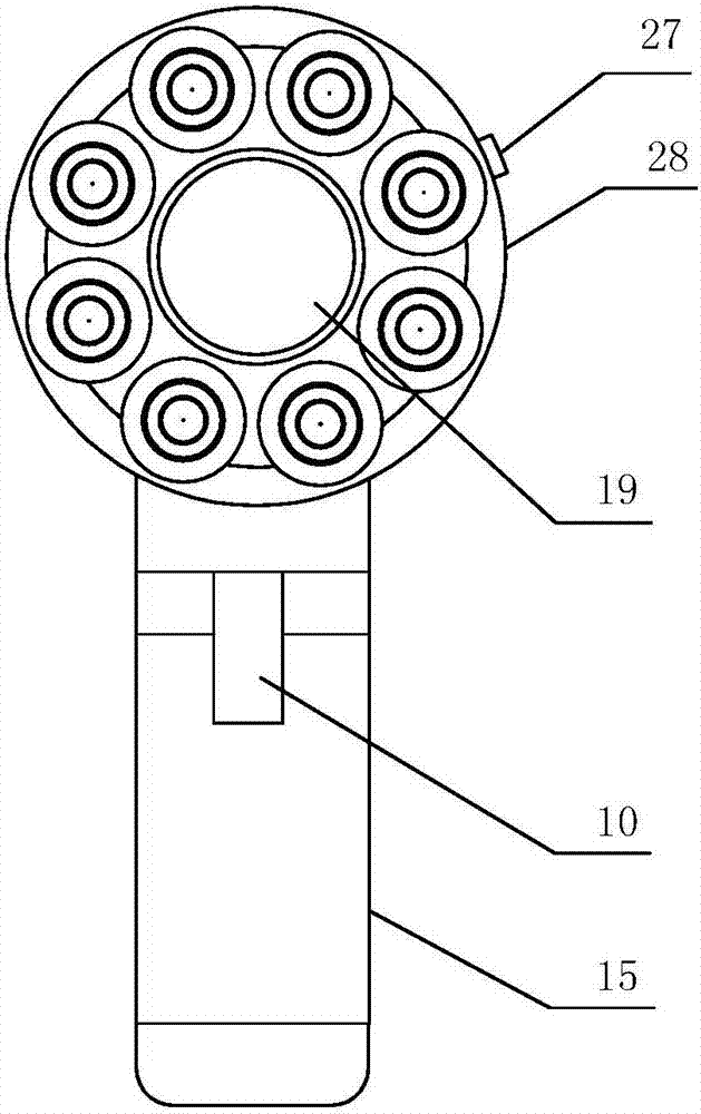 A pistol type continuous acupuncture needle launcher