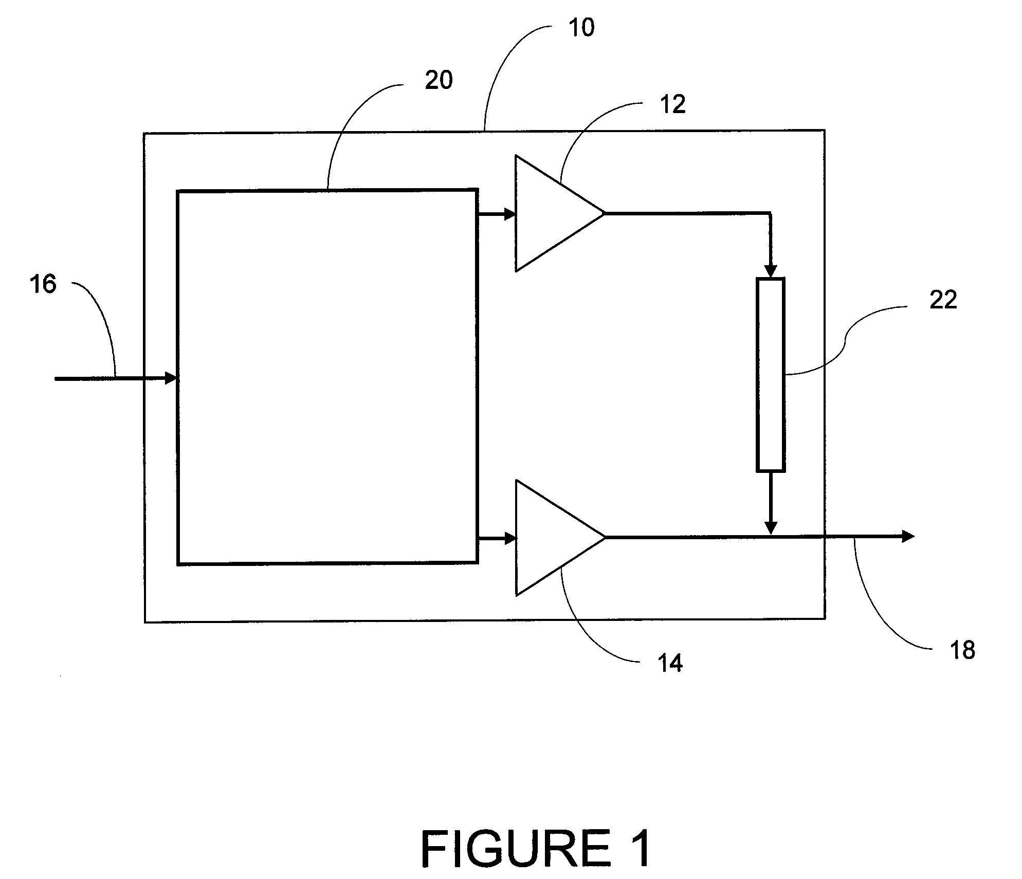 Enhanced amplifier with auxiliary path bias modulation