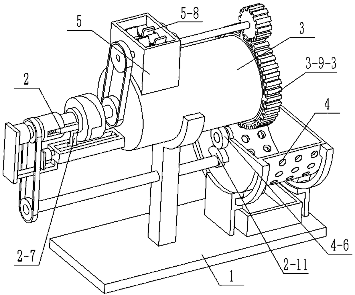 Environmental-friendly biomass fuel particle forming device