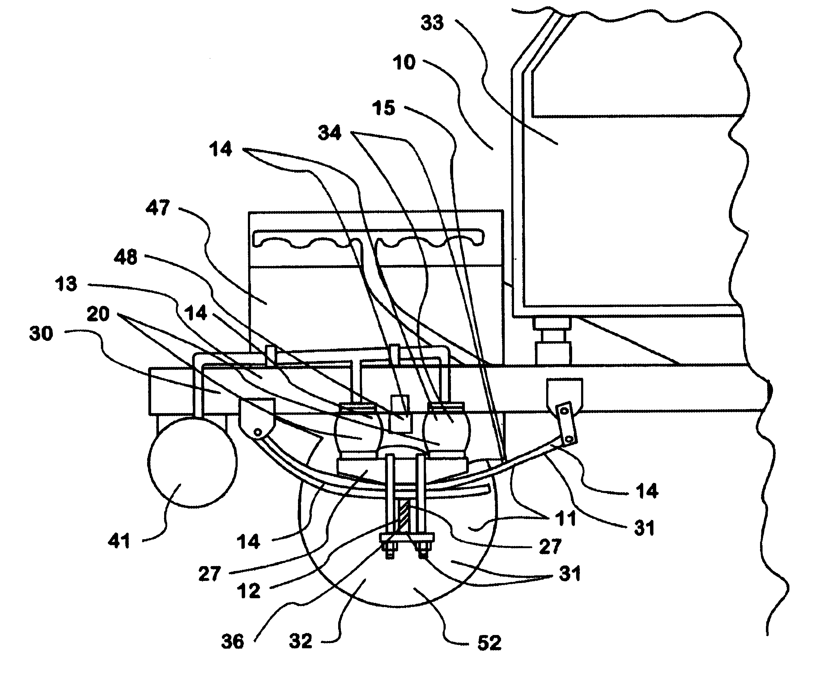 Suspension system for a vehicle