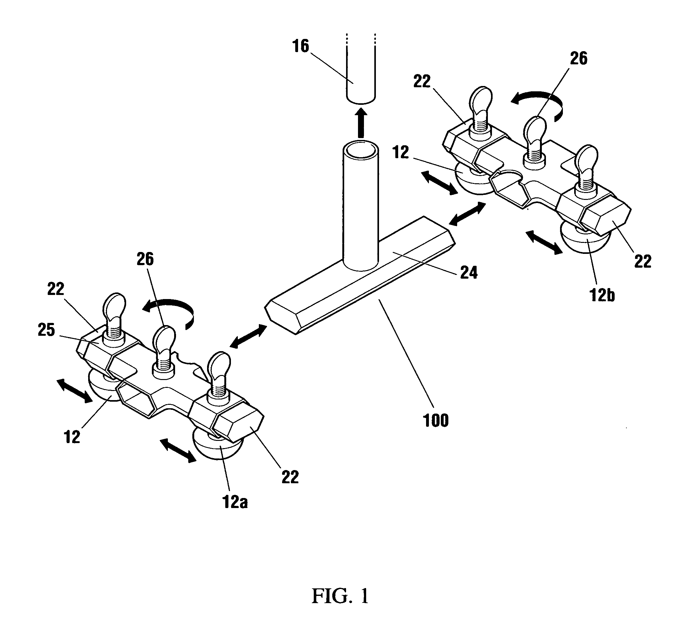 Automatically adjusting contact node for multiple rib space engagement