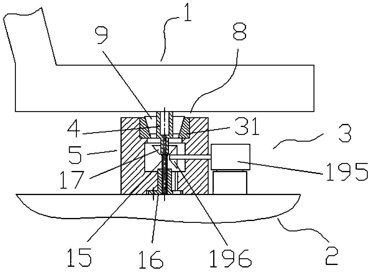 Rotary module of wheelchair