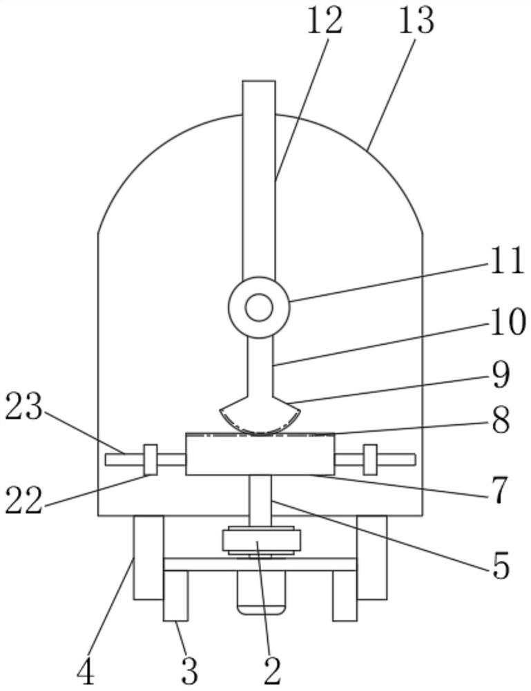 Putty powder stirring device for building field