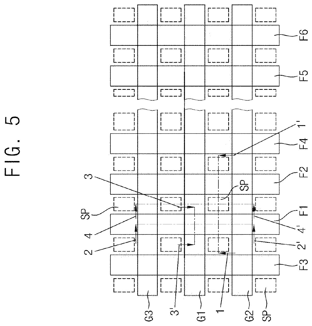 Semiconductor devices including separation structure