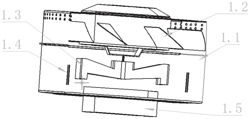 Engine integrated double-inlet double-outlet three-stage filtering air inlet system and engine