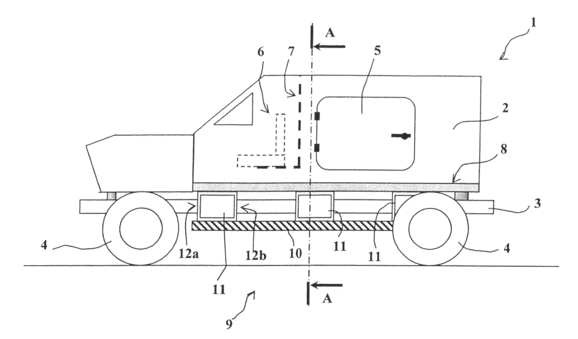 Floor protection device for vehicle cab