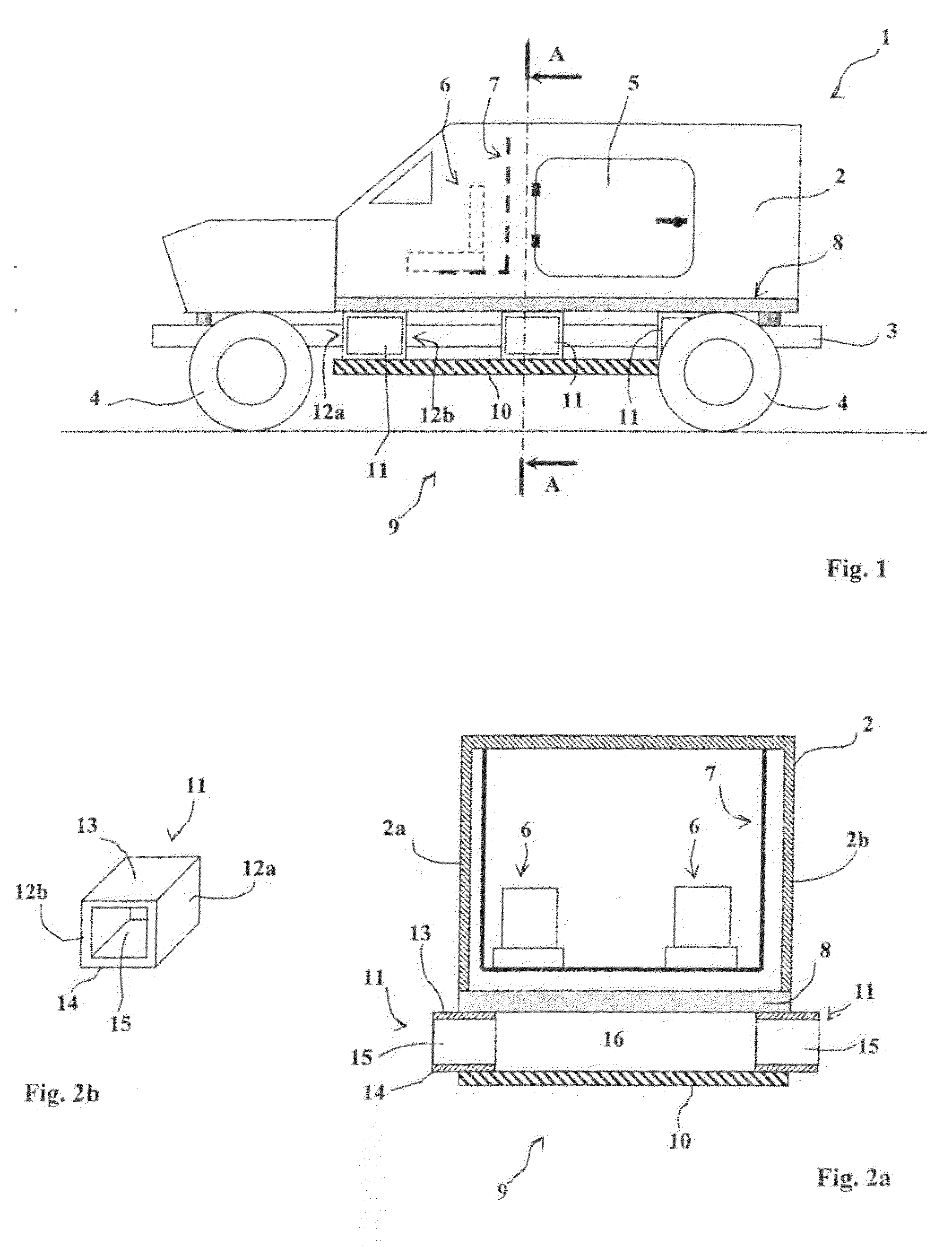 Floor protection device for vehicle cab