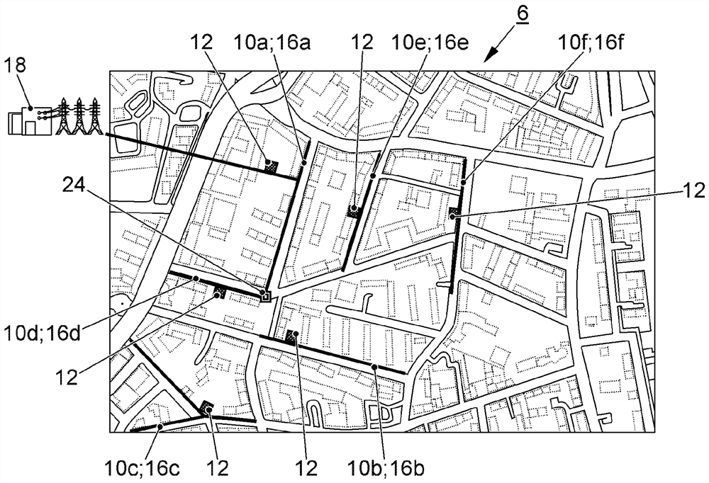 Charging infrastructure for charging motor vehicle