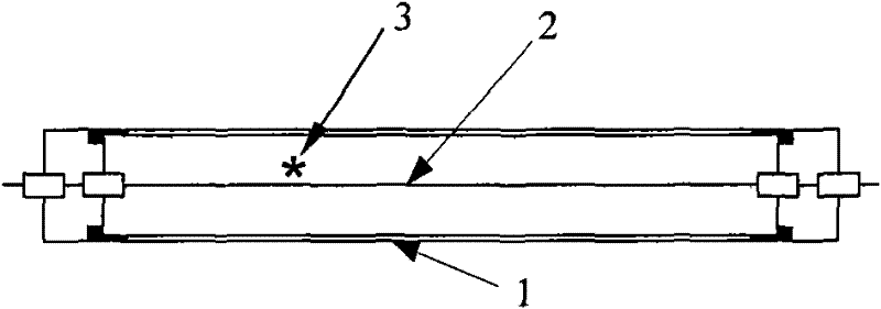 Method and device for simulating multisphere neutron spectrometer by utilizing position sensitive proportional counter tube