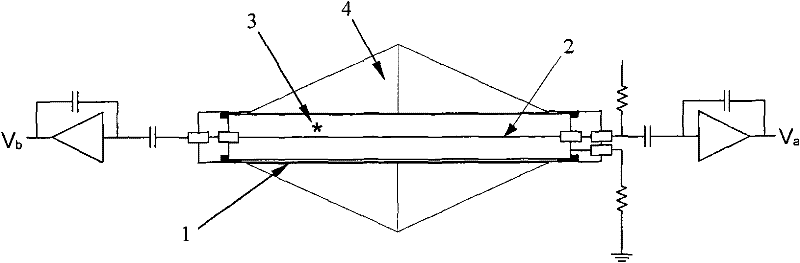 Method and device for simulating multisphere neutron spectrometer by utilizing position sensitive proportional counter tube