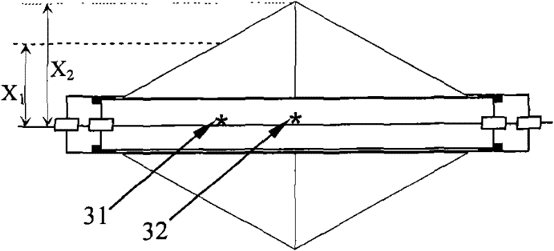 Method and device for simulating multisphere neutron spectrometer by utilizing position sensitive proportional counter tube