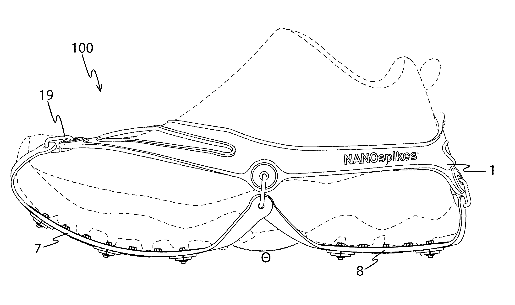 Footwear traction devices and systems and mechanisms for making durable connections to soft body materials