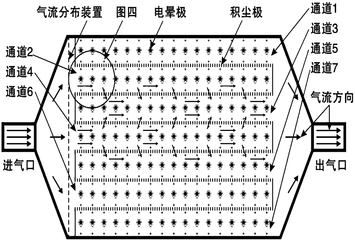 Multi-microgravity louver baffling composite electric dust precipitator