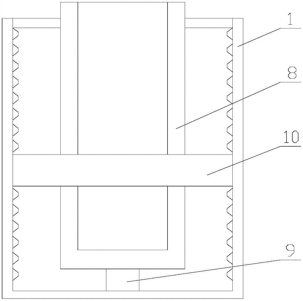 Nano enameled water purification tank and processing method thereof