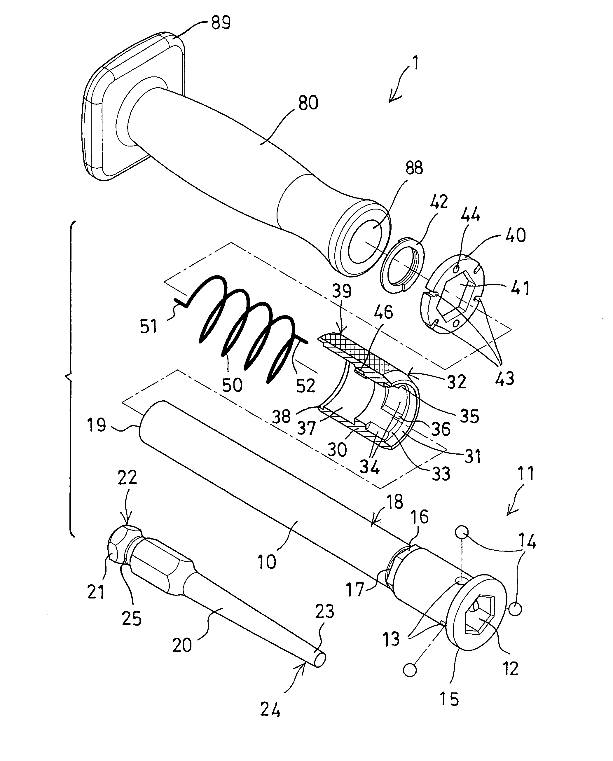 Tool having clamping chuck