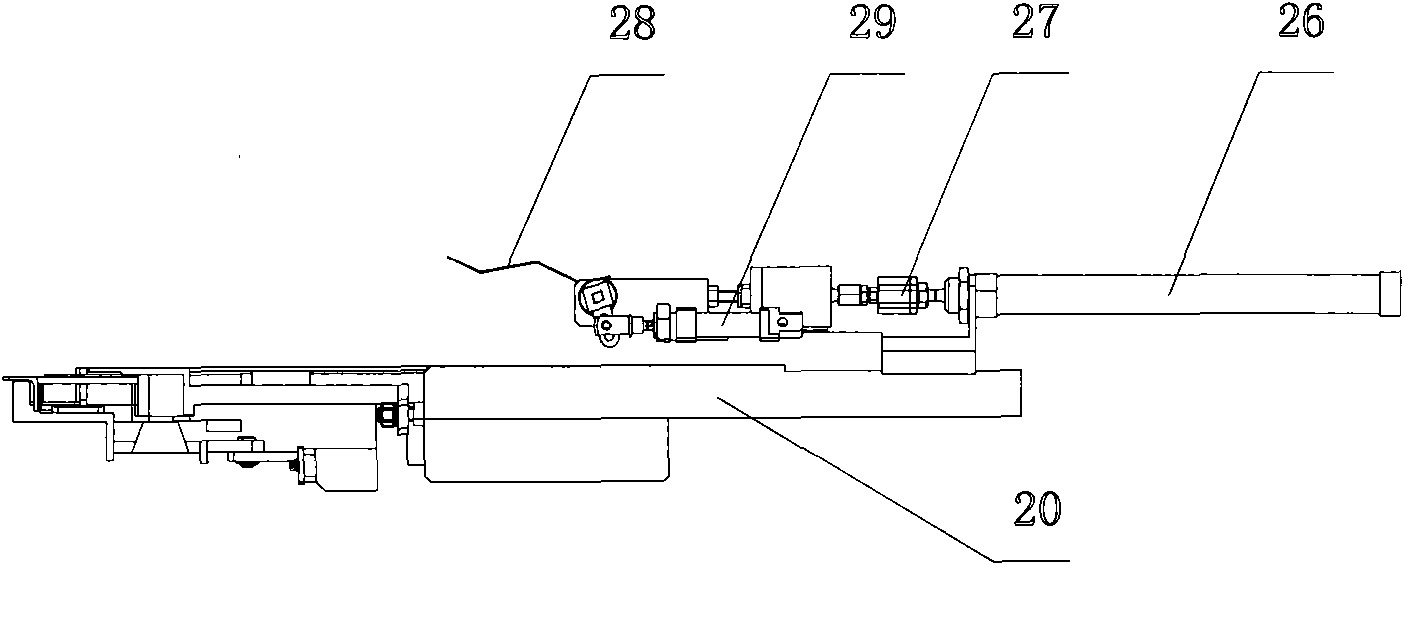 Feeding template used for automatic cutting of material and control method thereof