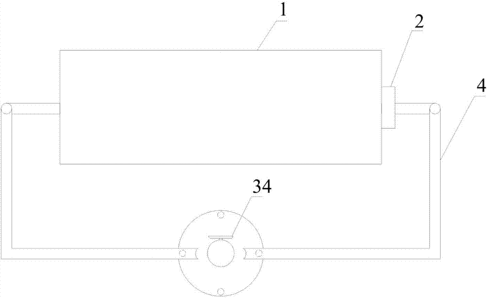 Electrostatic spinning continuous collection device