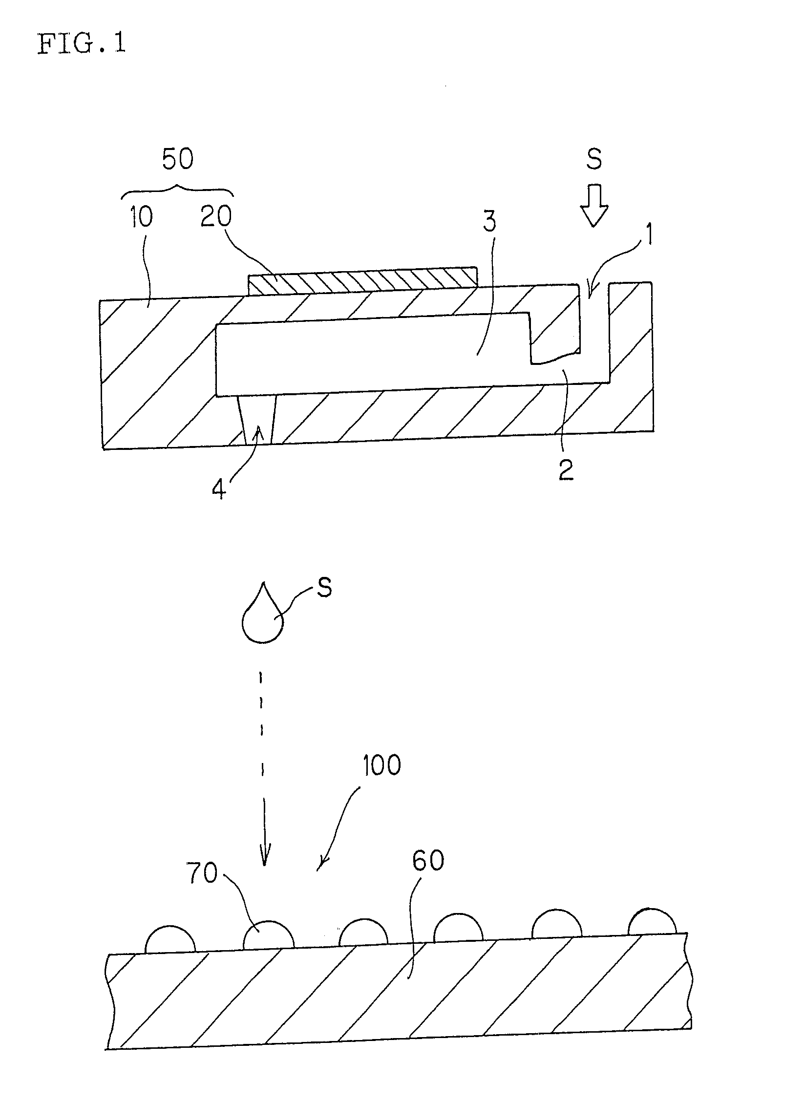 Method of producing microarray