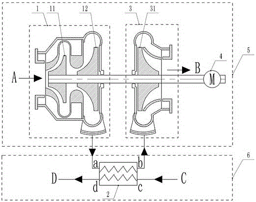 Compressed air refrigeration system