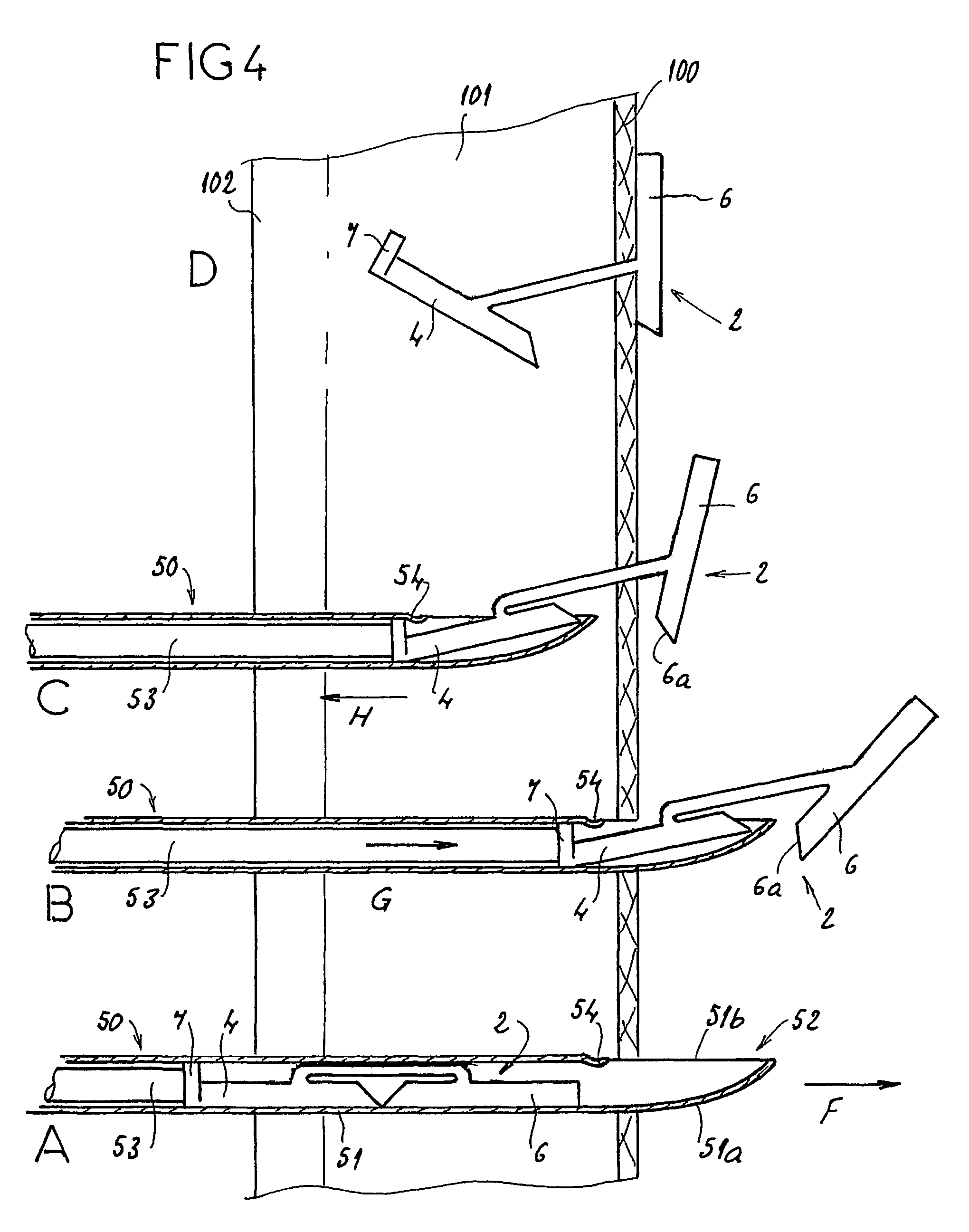 Fastener for fixing a prosthesis, and device for delivering this fastener