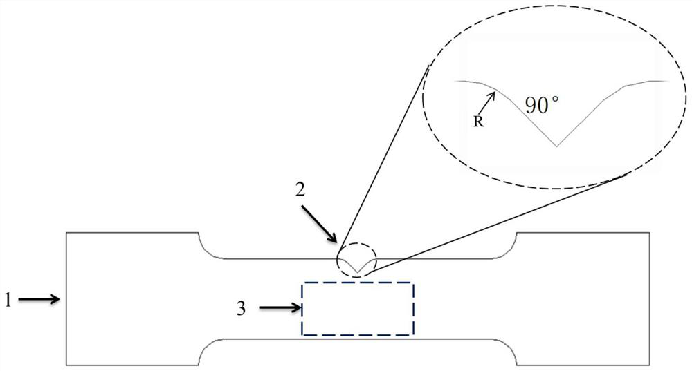 In-situ stretching method for evaluating crack propagation of prefabricated notch high-temperature nickel-based alloy