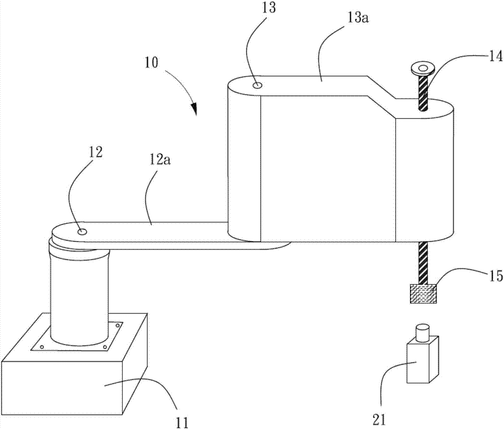 Coordinate labeling method for mechanical arm