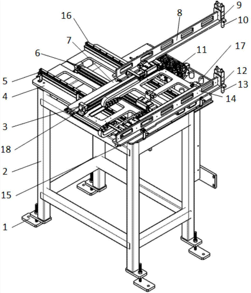 Automatic CNC loading and unloading device as well as loading and unloading method