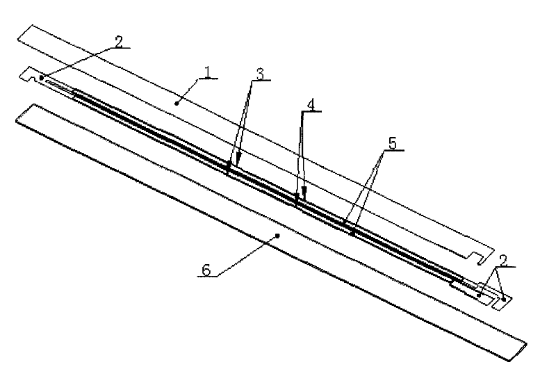 Ceramic heating piece for laser printer and manufacturing process thereof