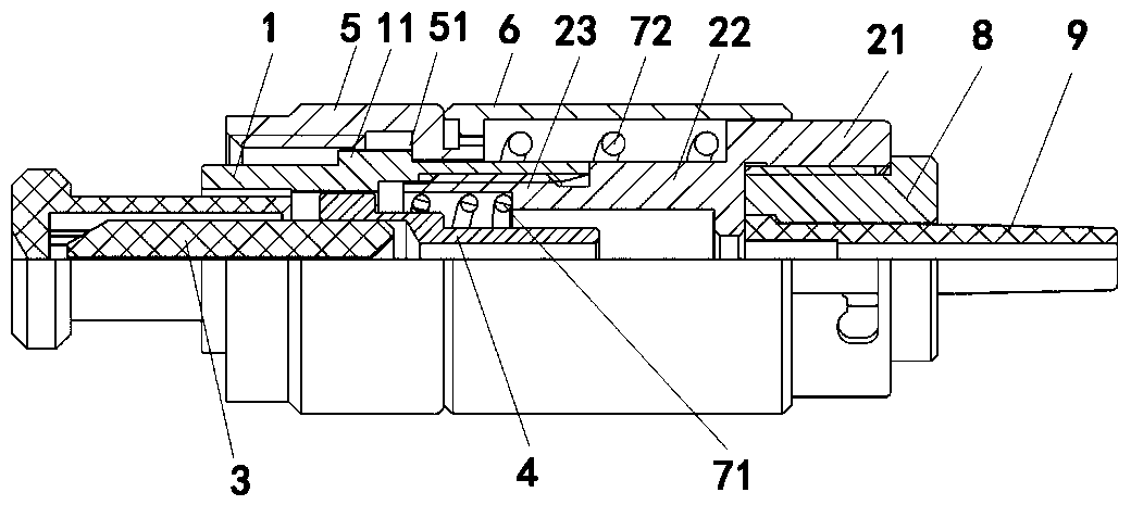 Anti-loosening optical-fiber connector plug shell body