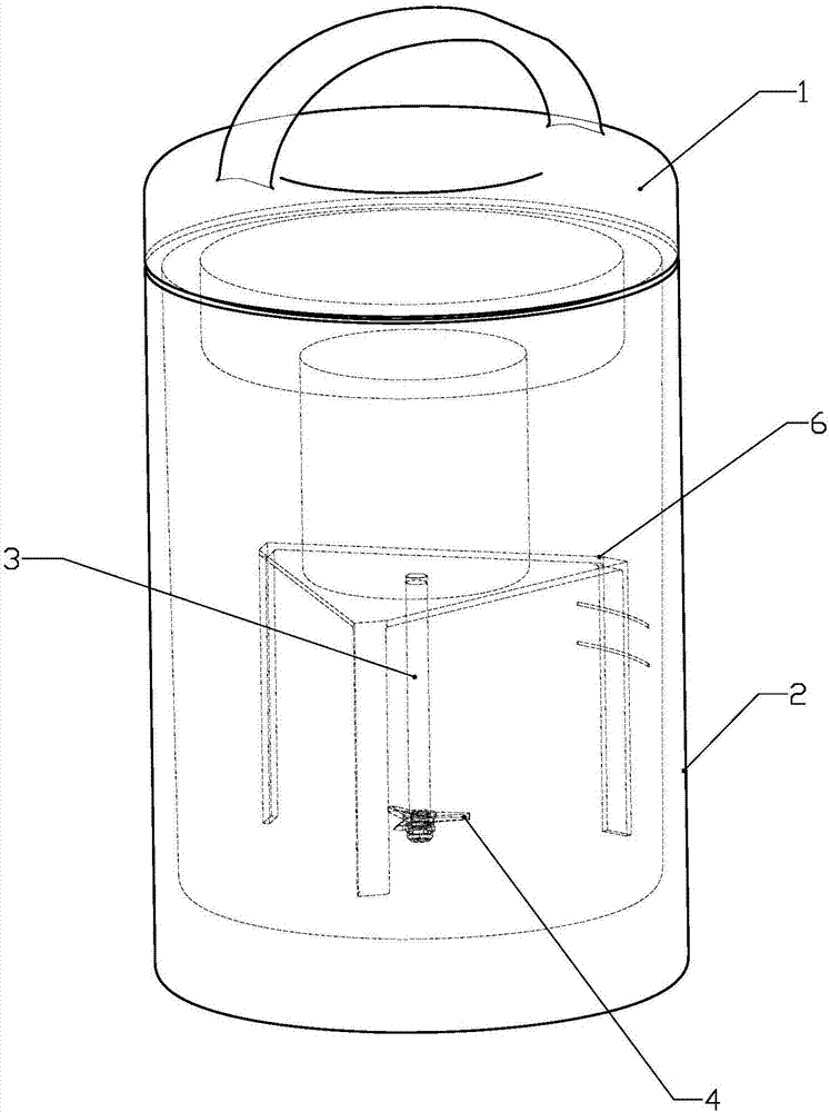 Turbulent soybean milk machine