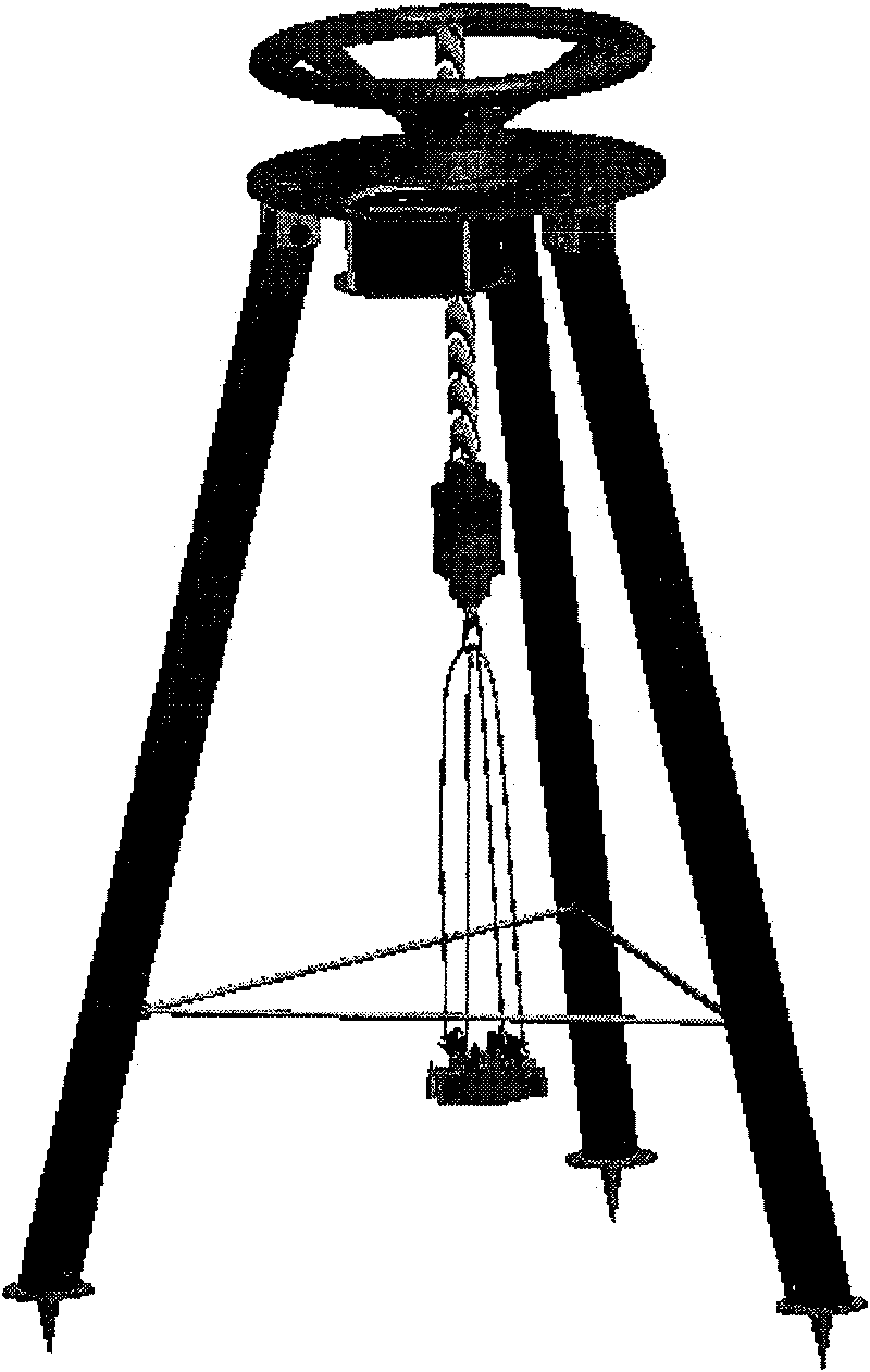 Method and special detector for detecting vertical uprooting resistance value of plants