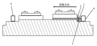 Midline deviation rectifying method for sedimentary offset ballastless track