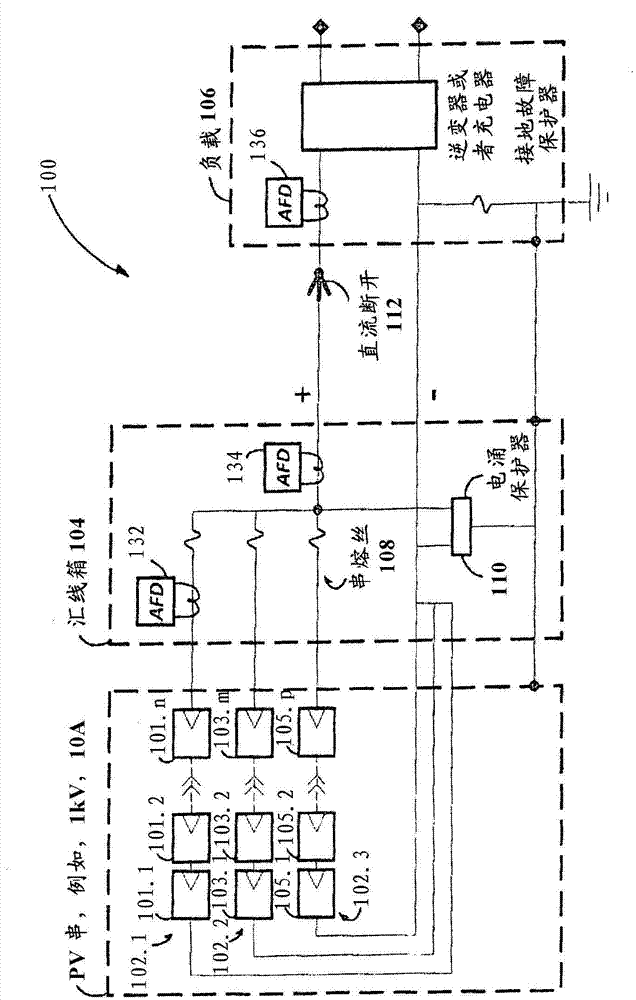 Noise propagation immunity of multi-string arc fault detection device