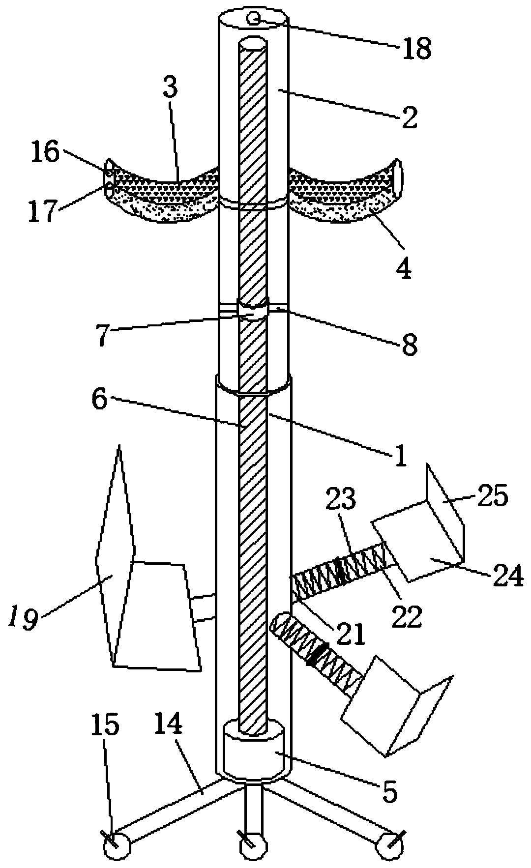 Auxiliary training device for patients with rheumatoid arthritis