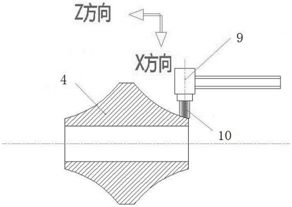 Bearing raceway superfinishing device