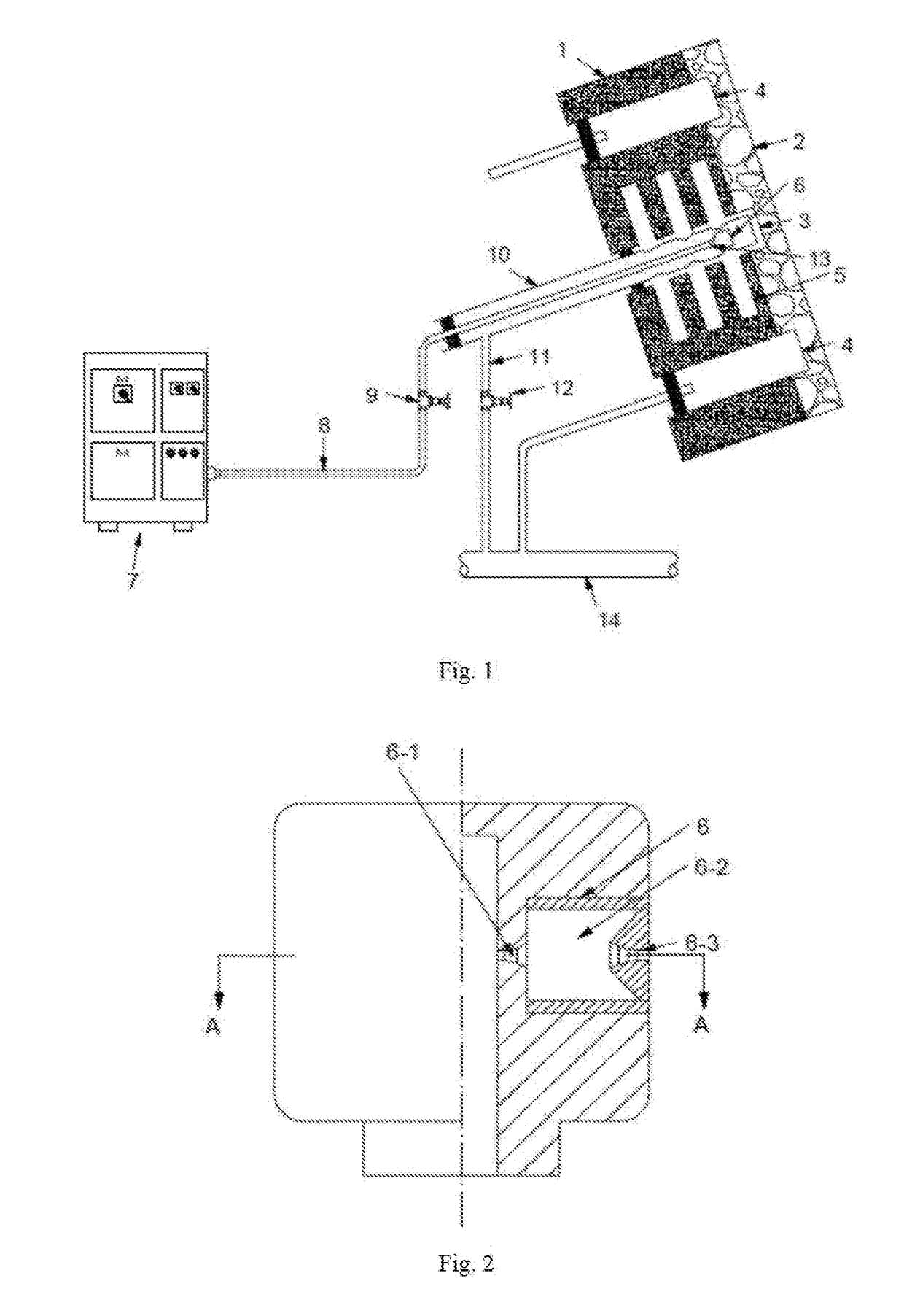 Method for integrated drilling, slotting and oscillating thermal injection for coal seam gas extraction