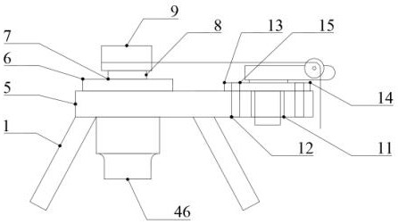 An automatic wall brushing device for working at heights