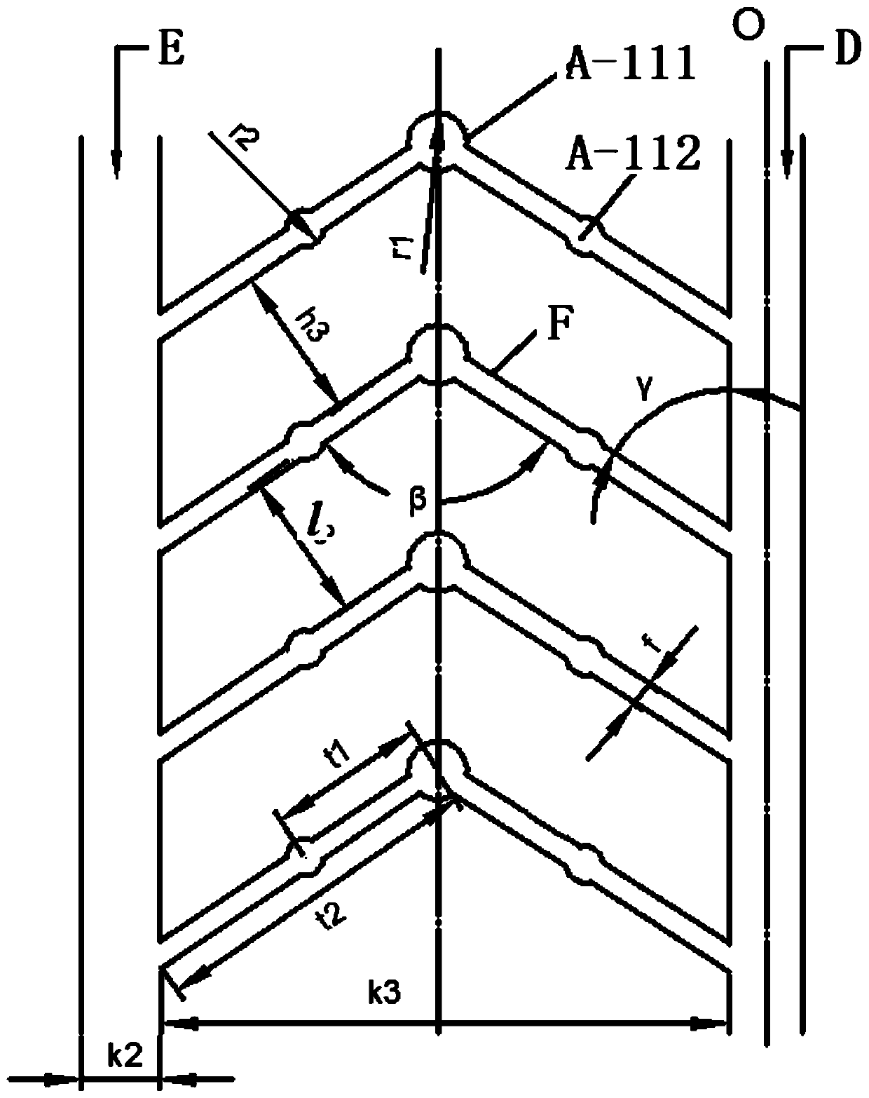 Novel tread rubber with pattern and preparation method thereof