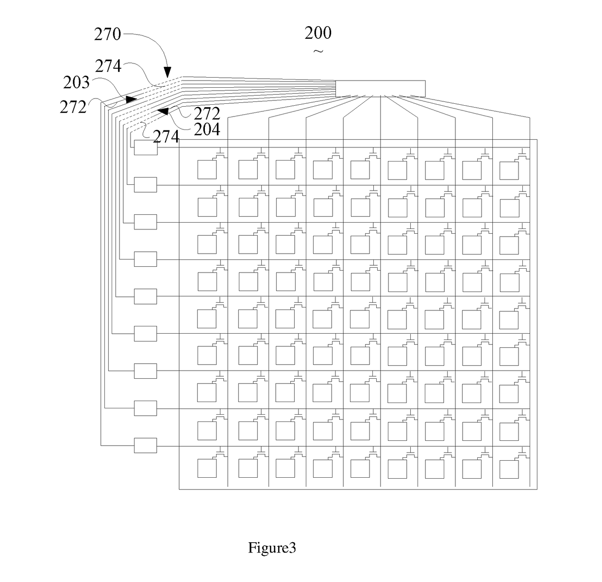 Display panel and array substrate thereof